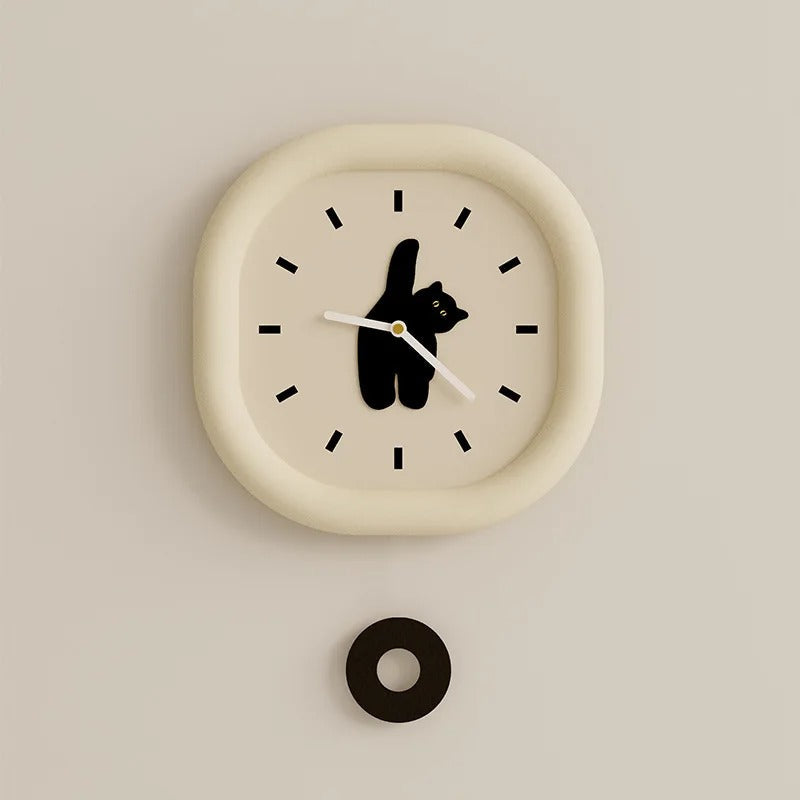 Reloj de Pared Gato Minimalista - imagen 4