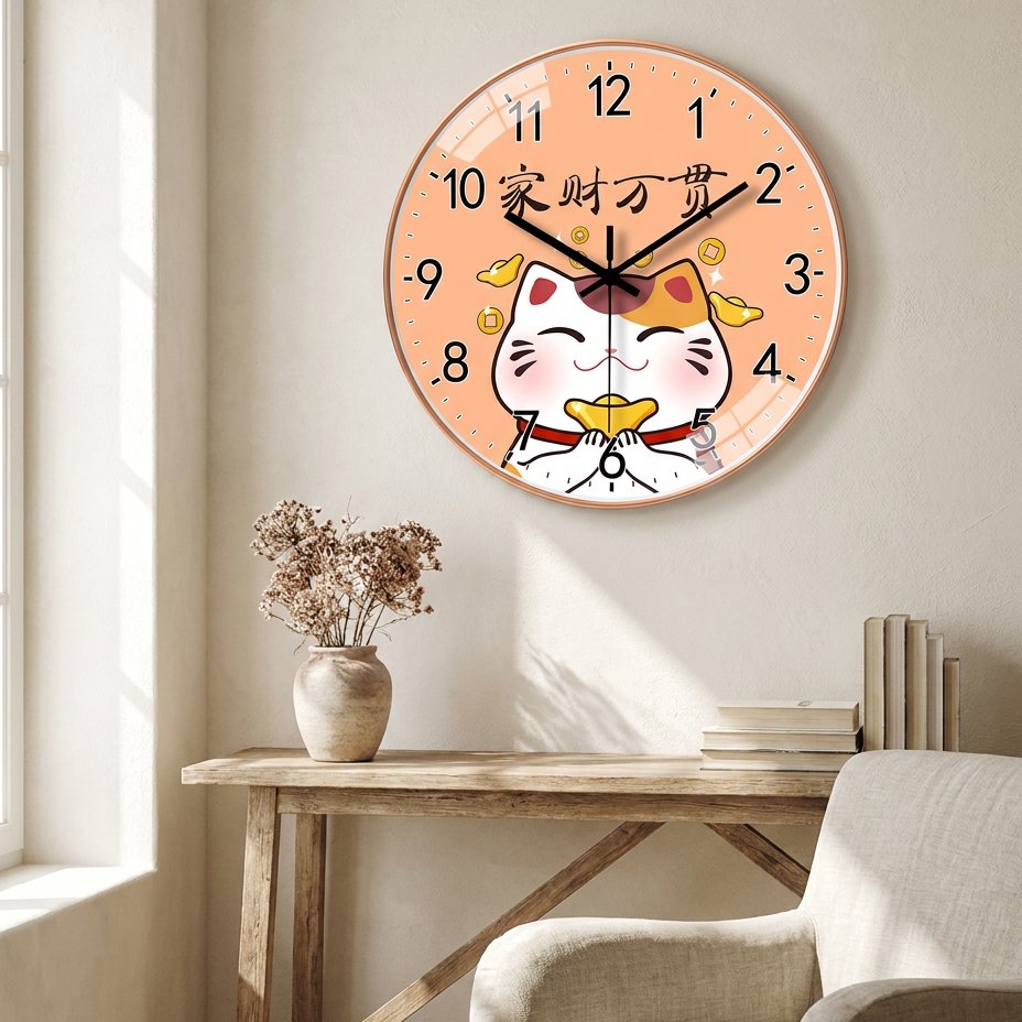 Reloj de Pared Gato Maneki