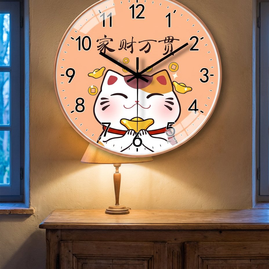 Reloj de Pared Gato Maneki - imagen 4