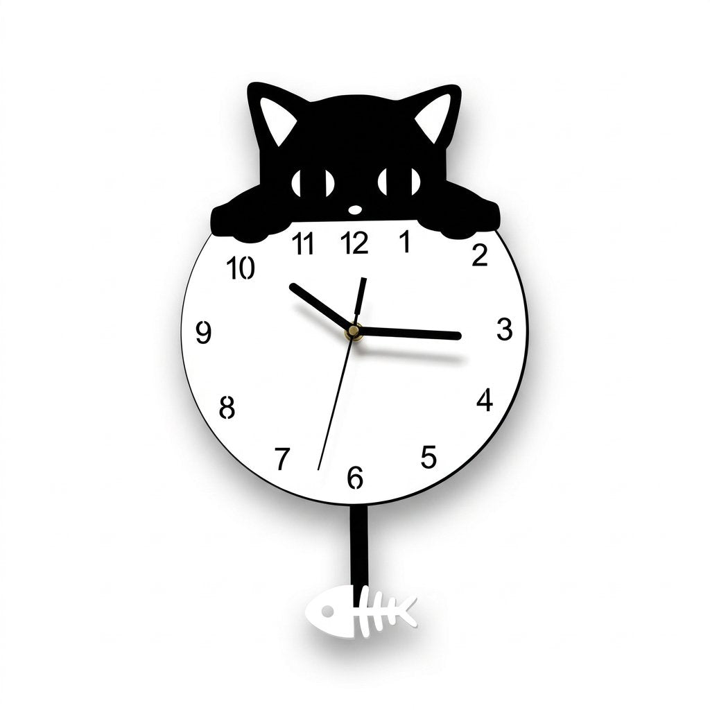 Reloj de Péndulo Gato - imagen 5
