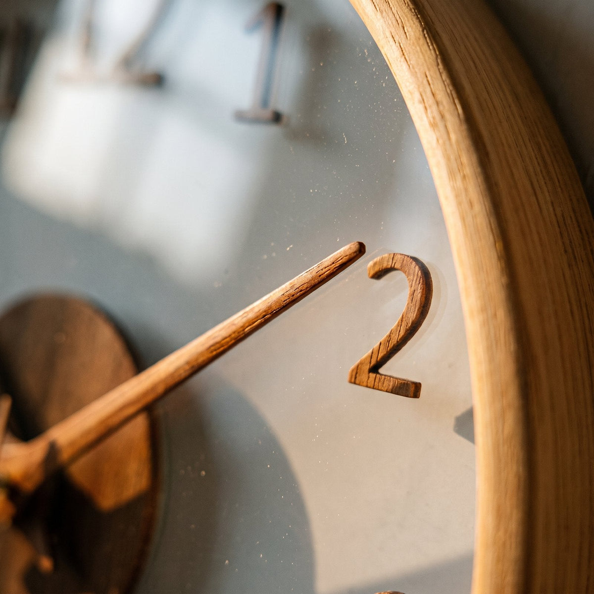 Reloj de Pared Números de Madera - imagen 4