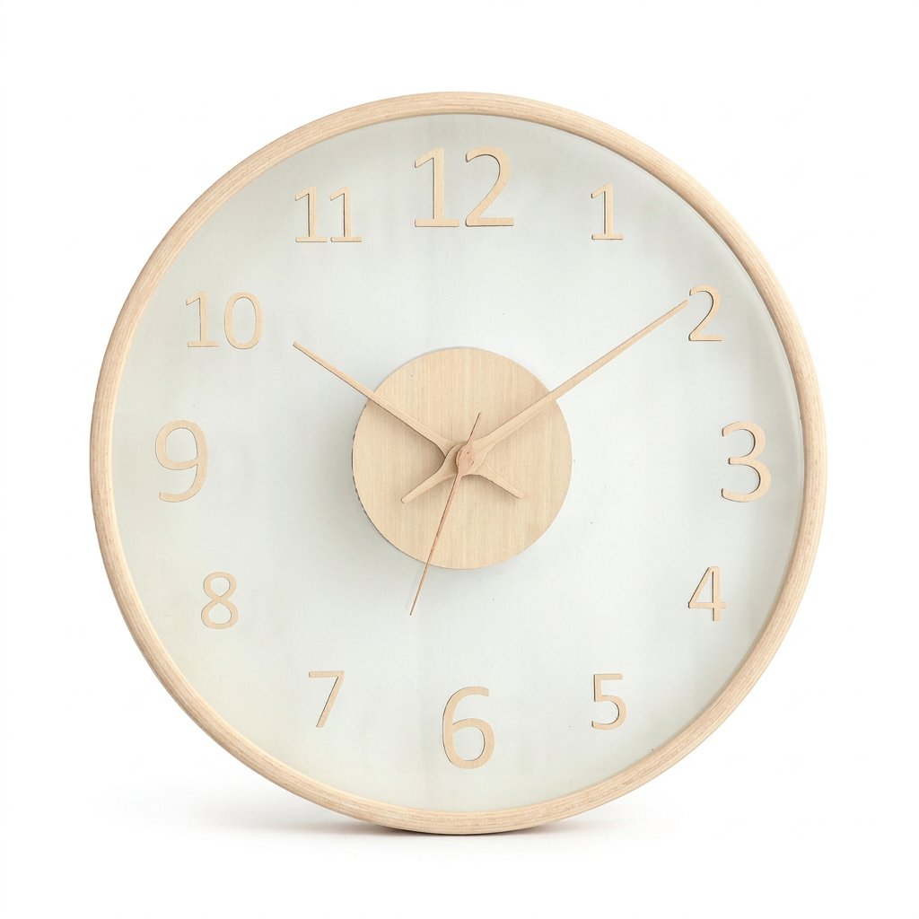 Reloj de Pared Números de Madera - imagen 7