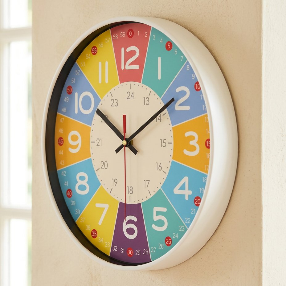 Reloj de Pared Números de Colores - imagen 3