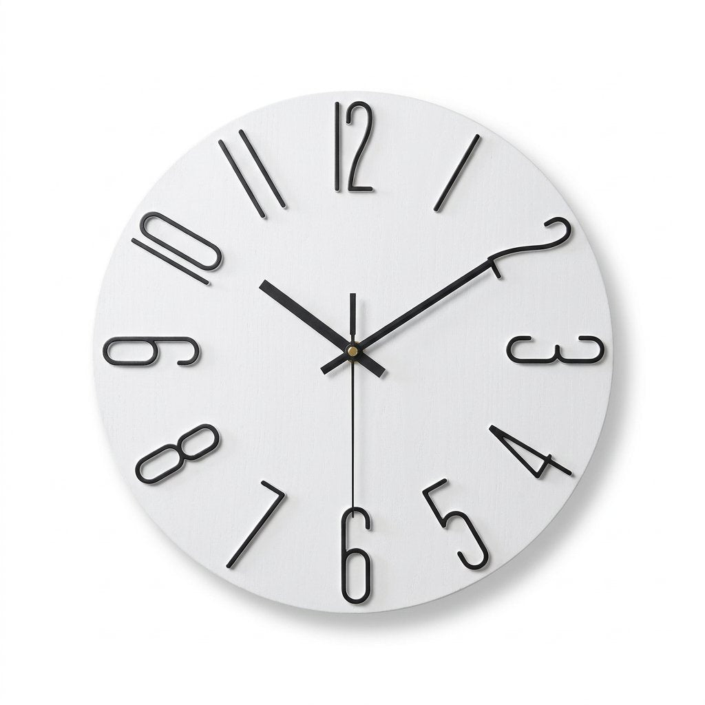 Reloj de Pared Números Dorados - imagen 7
