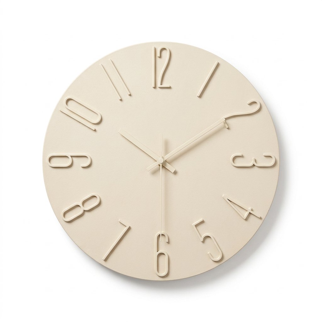 Reloj de Pared Números Dorados - imagen 8