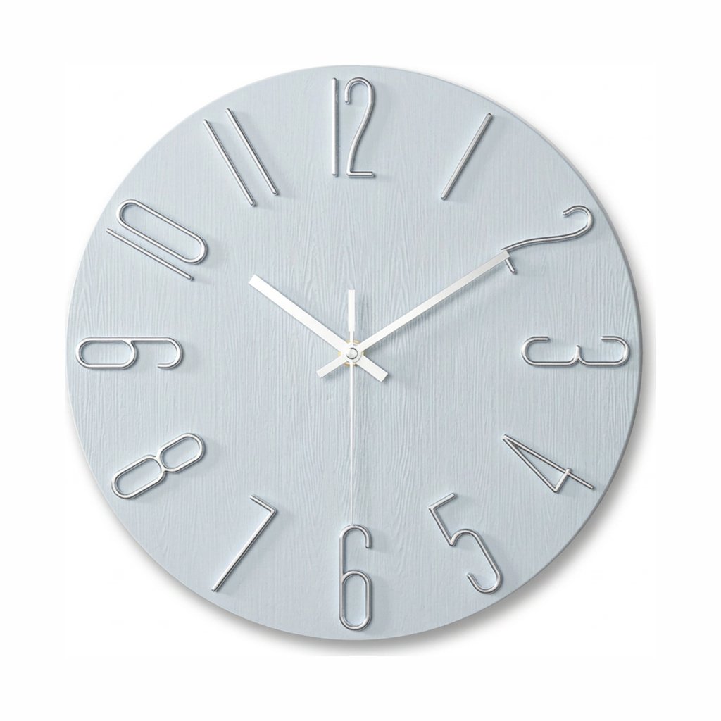 Reloj de Pared Números Dorados - imagen 9