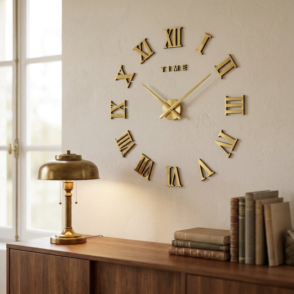 Reloj de Pared Números Romanos