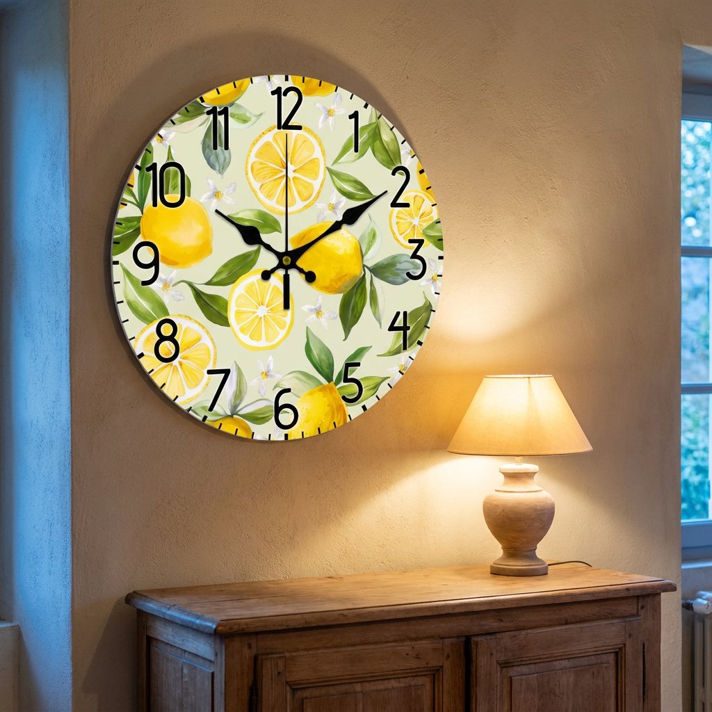 Reloj de Pared Limón Frutal - imagen 4