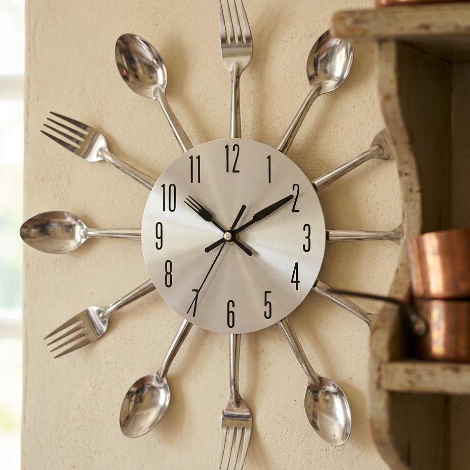 Reloj de Cocina Cubiertos - imagen 3