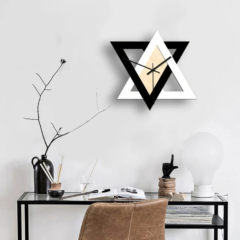 Reloj de Pared Triángulo Moderno - imagen 2
