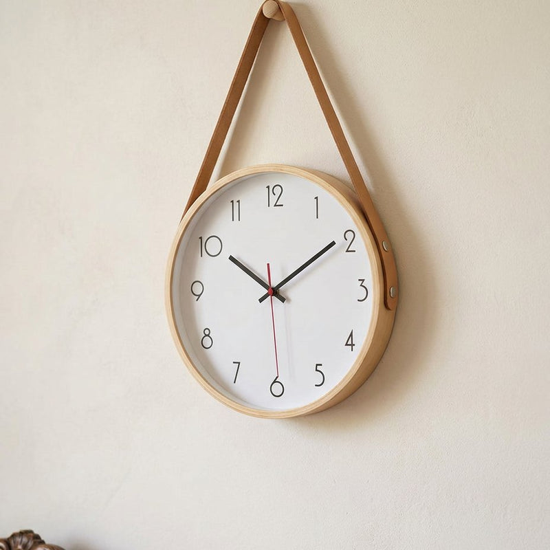 Reloj de Pared Piel Colgante