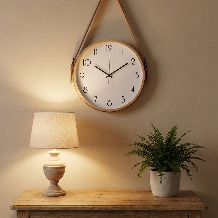Reloj de Pared Piel Colgante - imagen 3