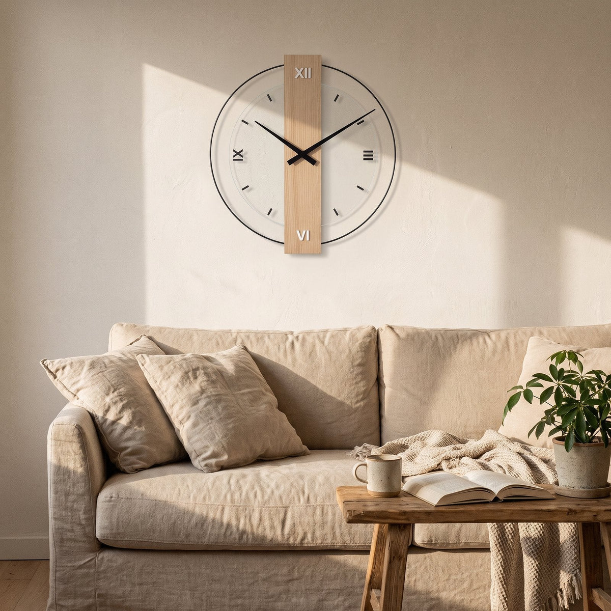 Reloj de Pared Diseño Madera