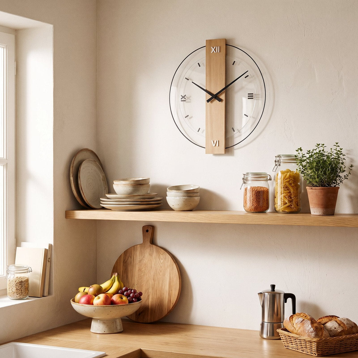 Reloj de Pared Diseño Madera - imagen 3