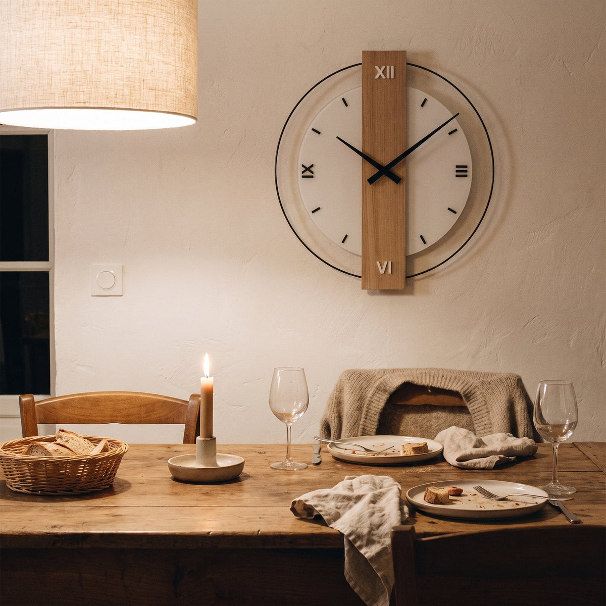 Reloj de Pared Diseño Madera - imagen 4