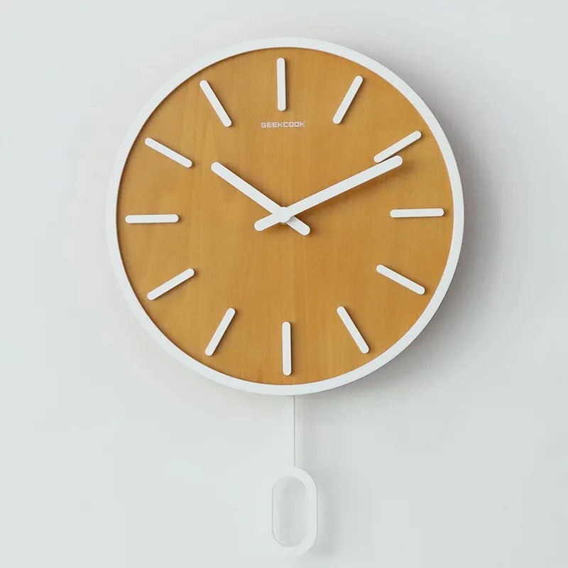 Reloj de Péndulo Minimalista Madera