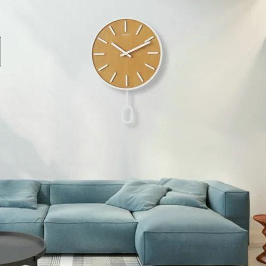 Reloj de Péndulo Minimalista Madera - imagen 3