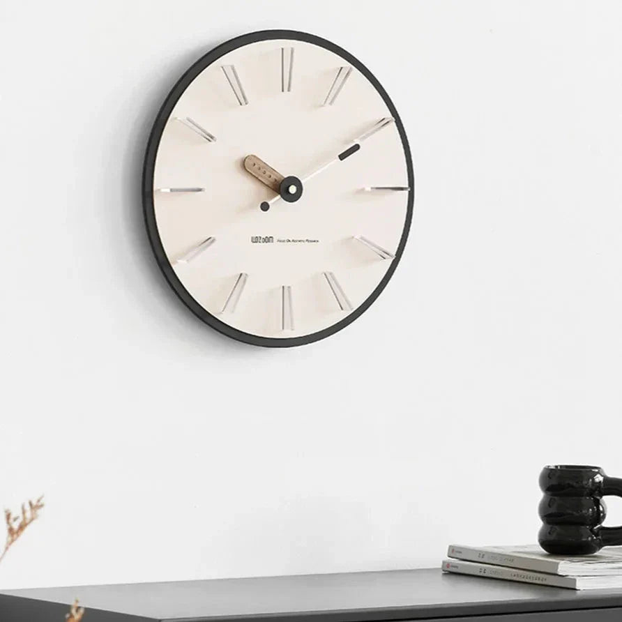 Reloj de Pared Minimalista Negro - imagen 7