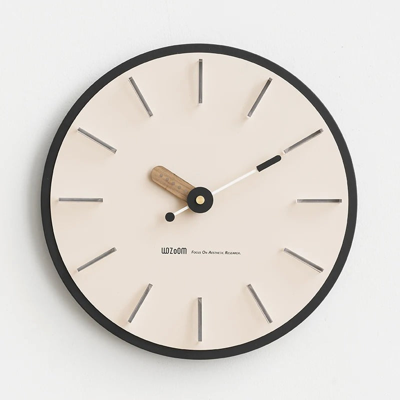 Reloj de Pared Minimalista Negro - imagen 8
