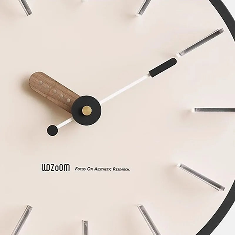 Reloj de Pared Minimalista Negro - imagen 9