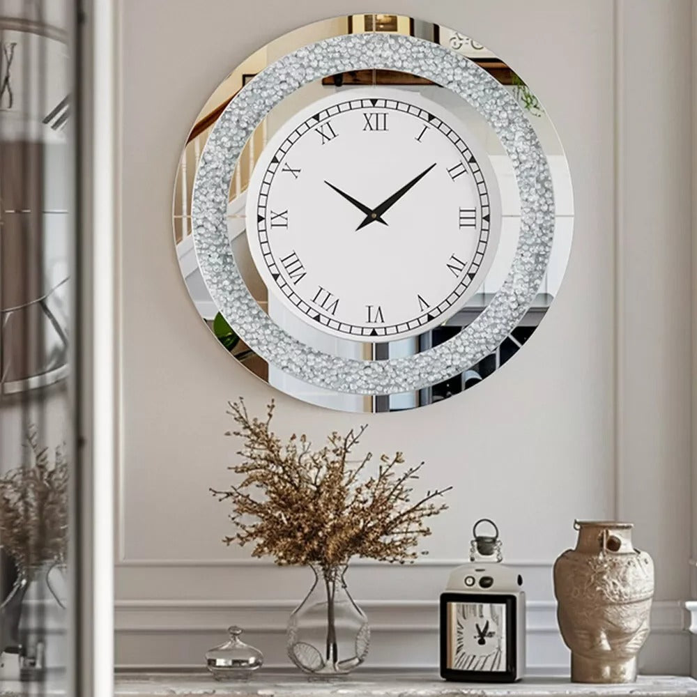 Reloj de Pared Glamour Espejo
