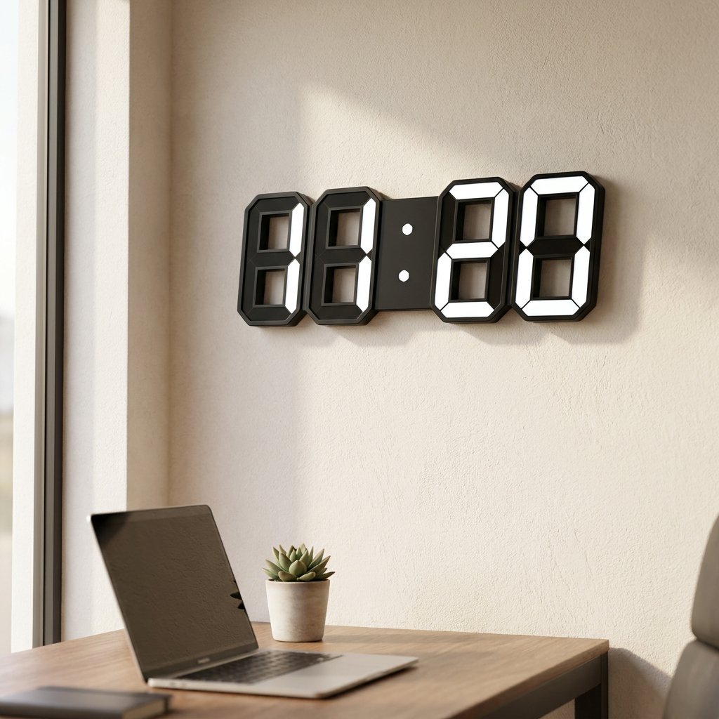 Reloj de Pared Digital LED