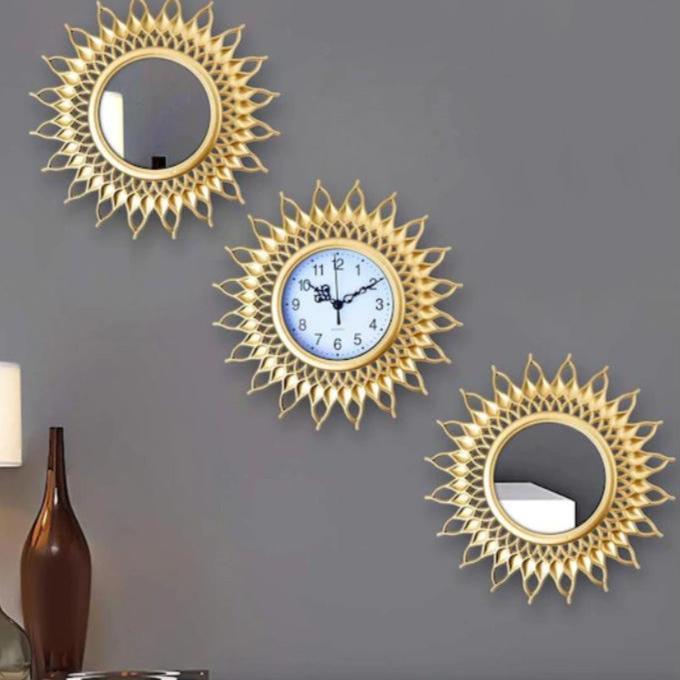 Reloj de Pared Sol Espejo