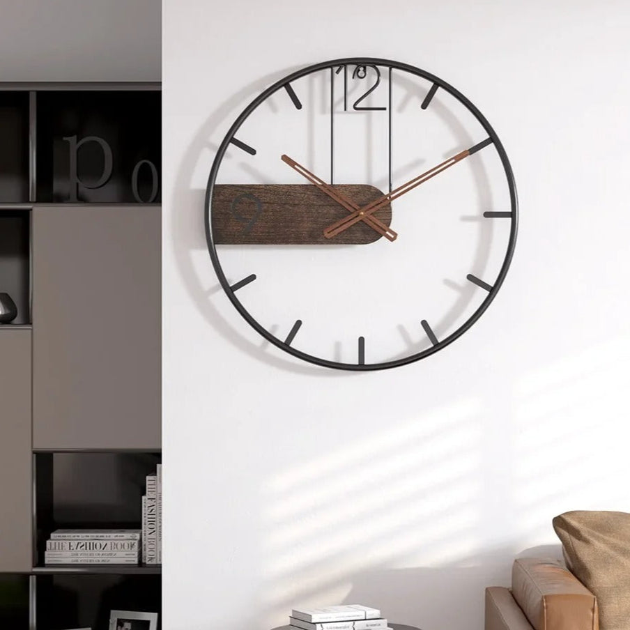 Reloj de Pared Hierro Moderno