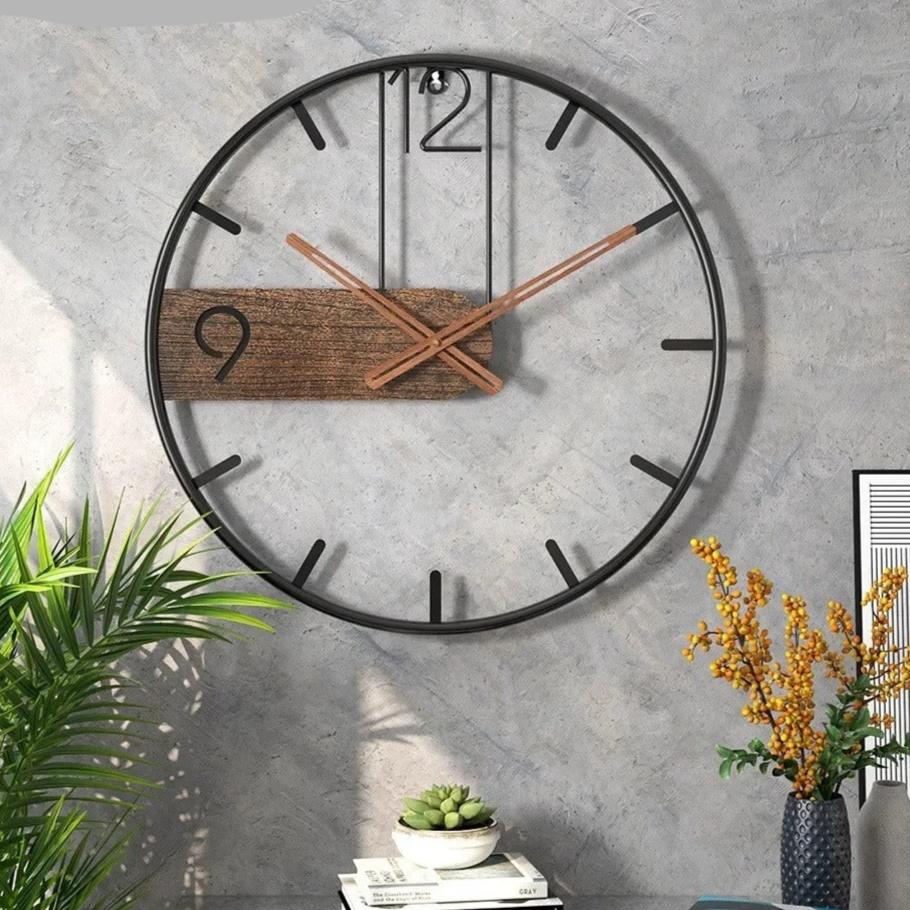 Reloj de Pared Hierro Moderno - imagen 2