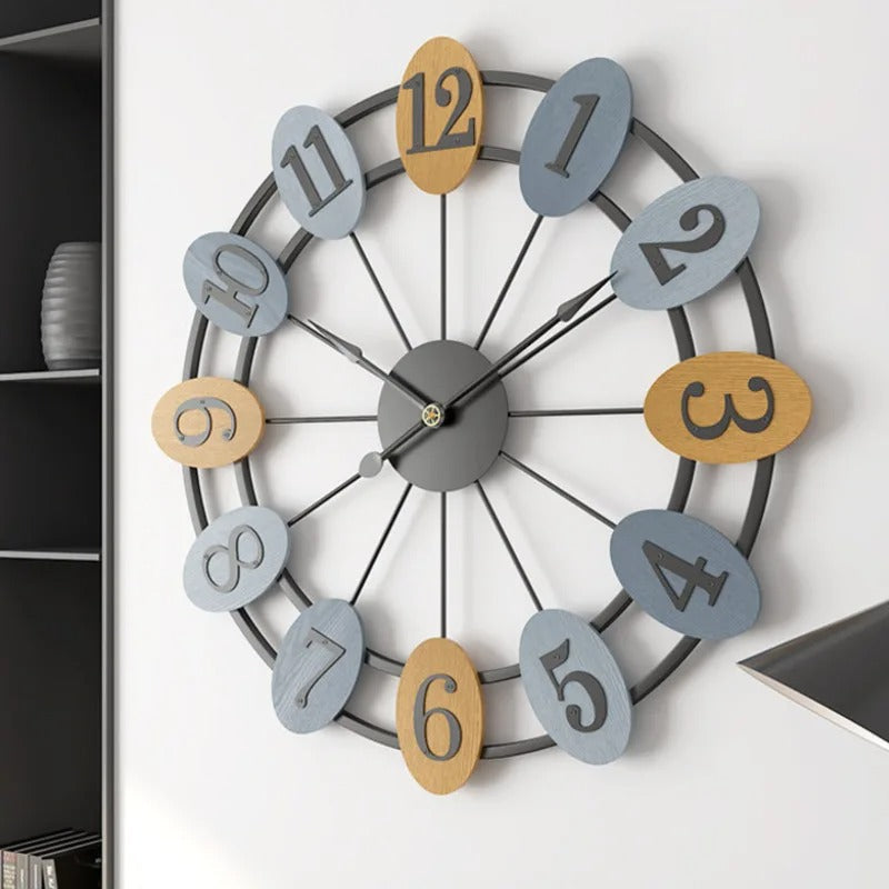 Reloj de Pared Números Ovalados - imagen 2