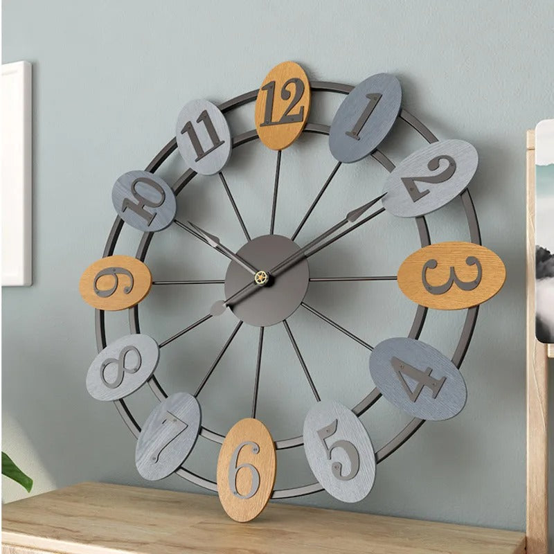 Reloj de Pared Números Ovalados - imagen 4