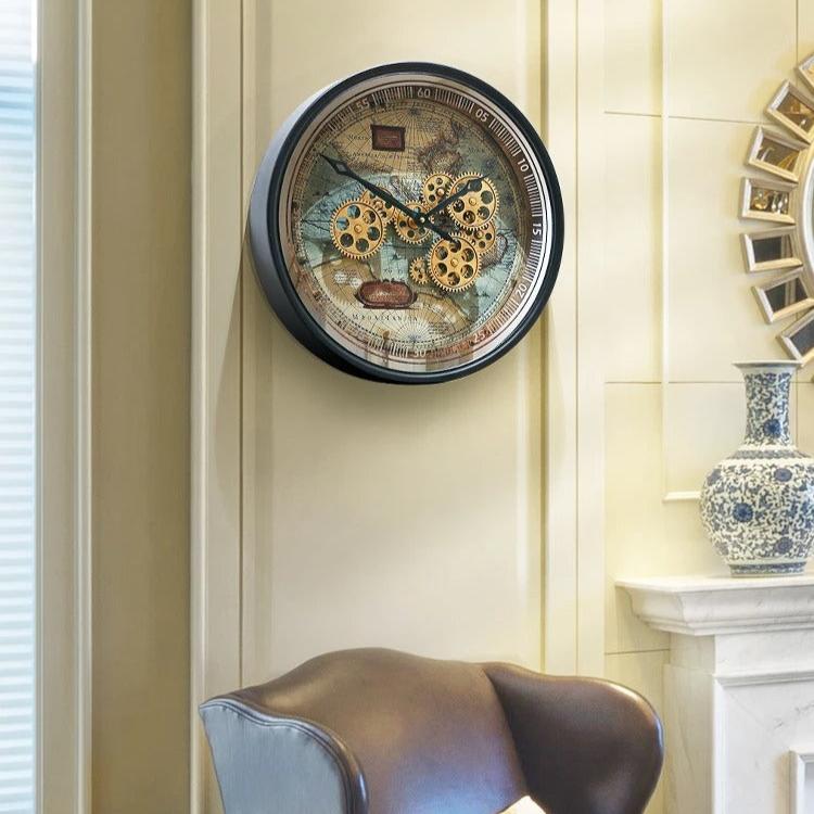 Reloj de Pared Mapa Engranajes - imagen 2