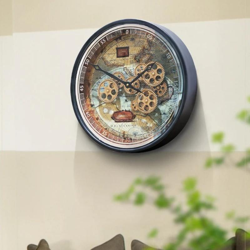 Reloj de Pared Mapa Engranajes - imagen 3
