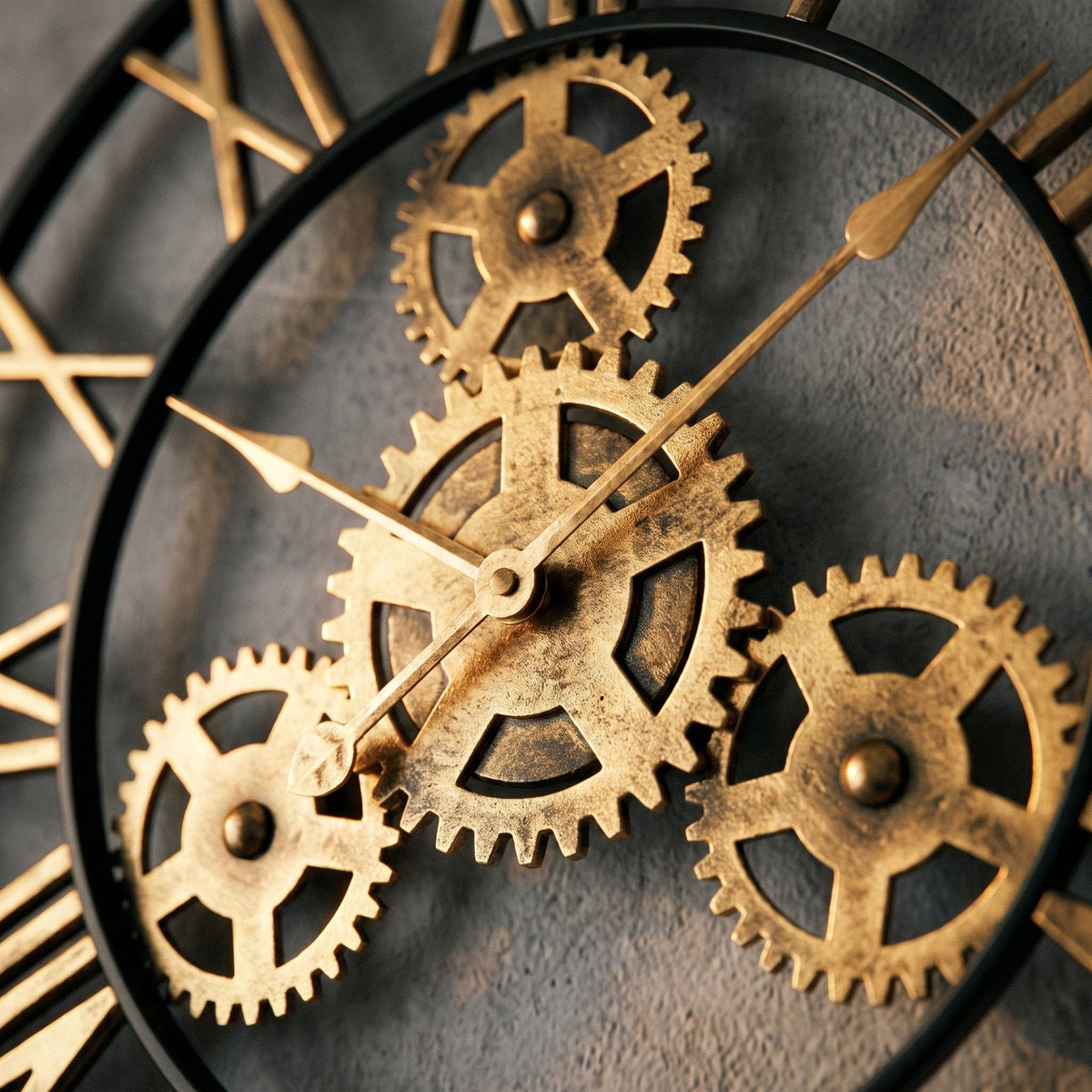 Reloj de Pared Engranajes Metálicos - imagen 3