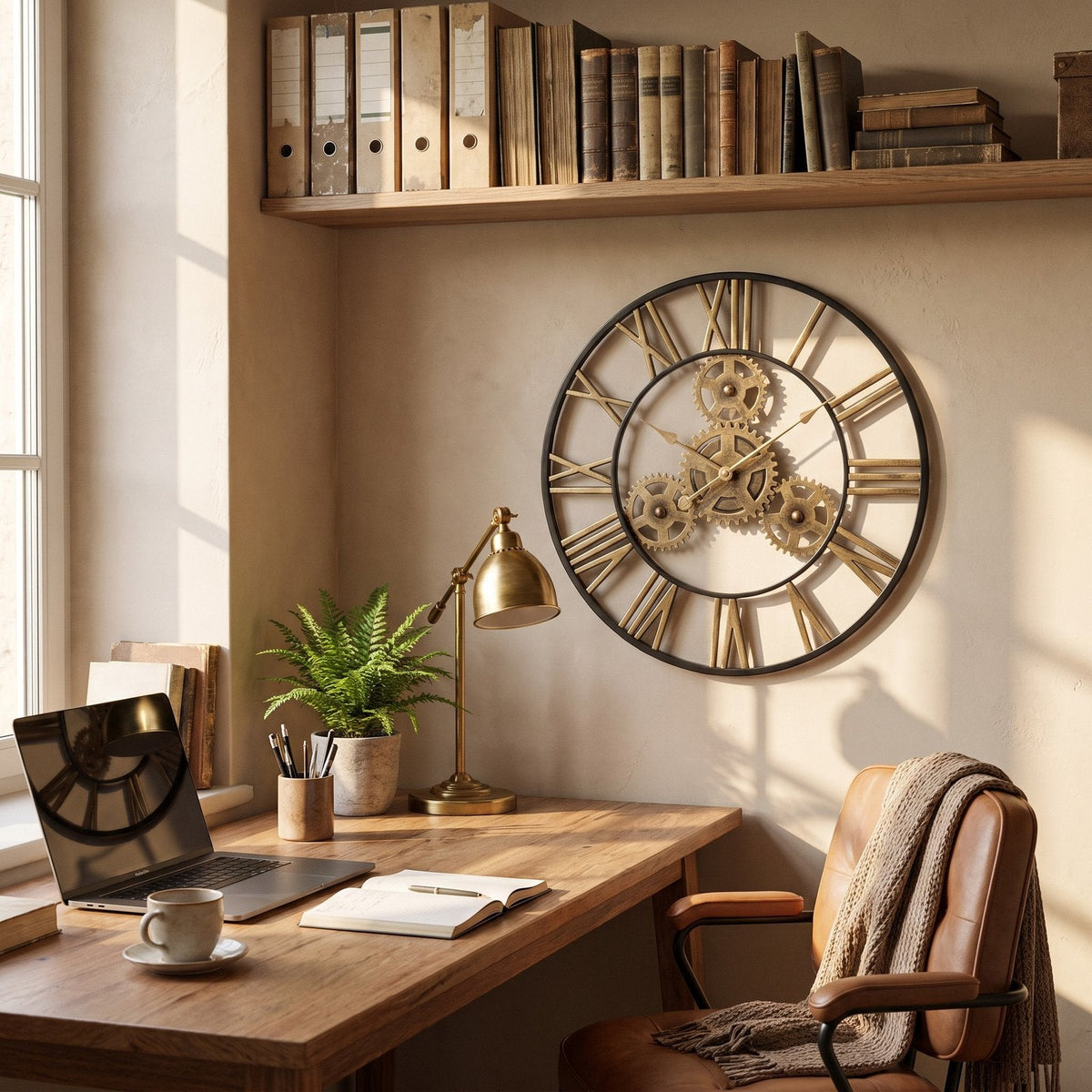 Reloj de Pared Engranajes Metálicos - imagen 5