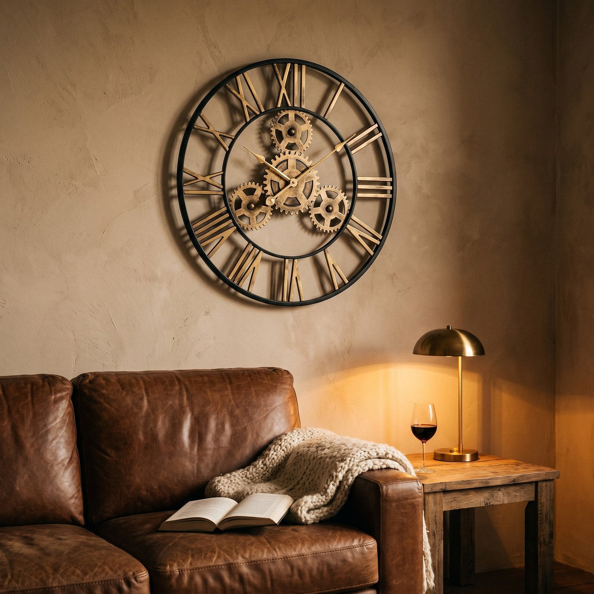 Reloj de Pared Engranajes Metálicos - imagen 7