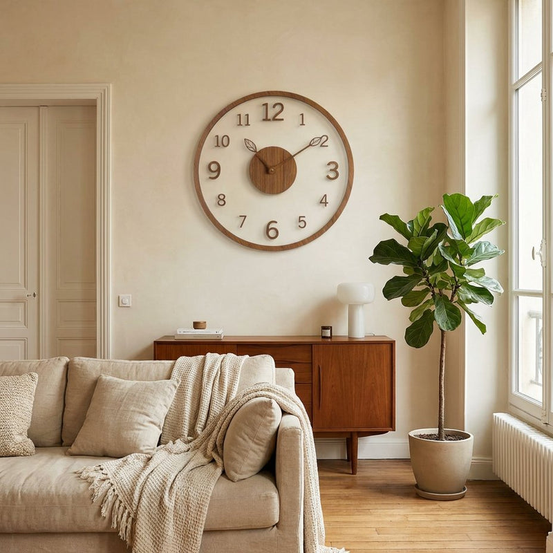 Reloj de Pared Hoja