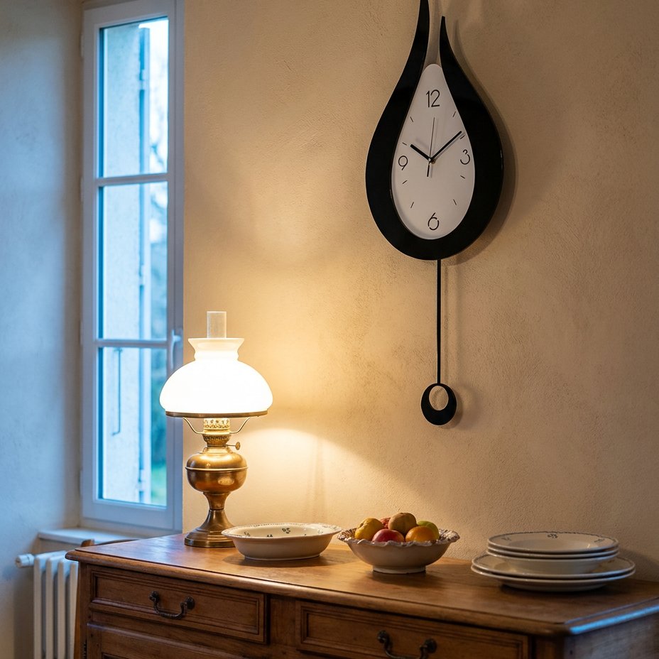 Reloj de Pared Llama Negra - imagen 4