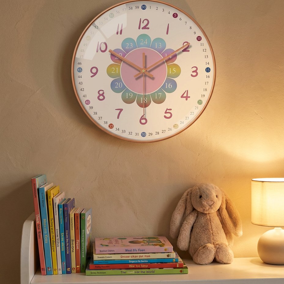 Reloj de Pared Infantil Flor - imagen 4