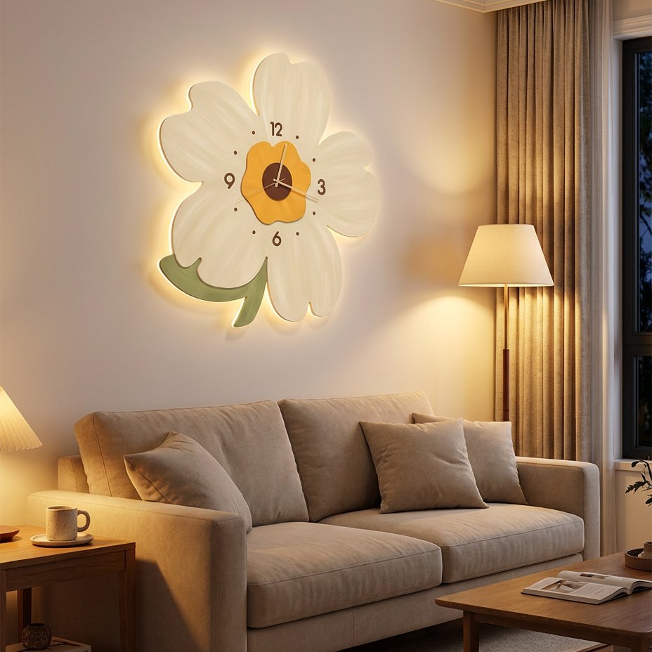 Reloj de Pared Flor de Primavera - imagen 2