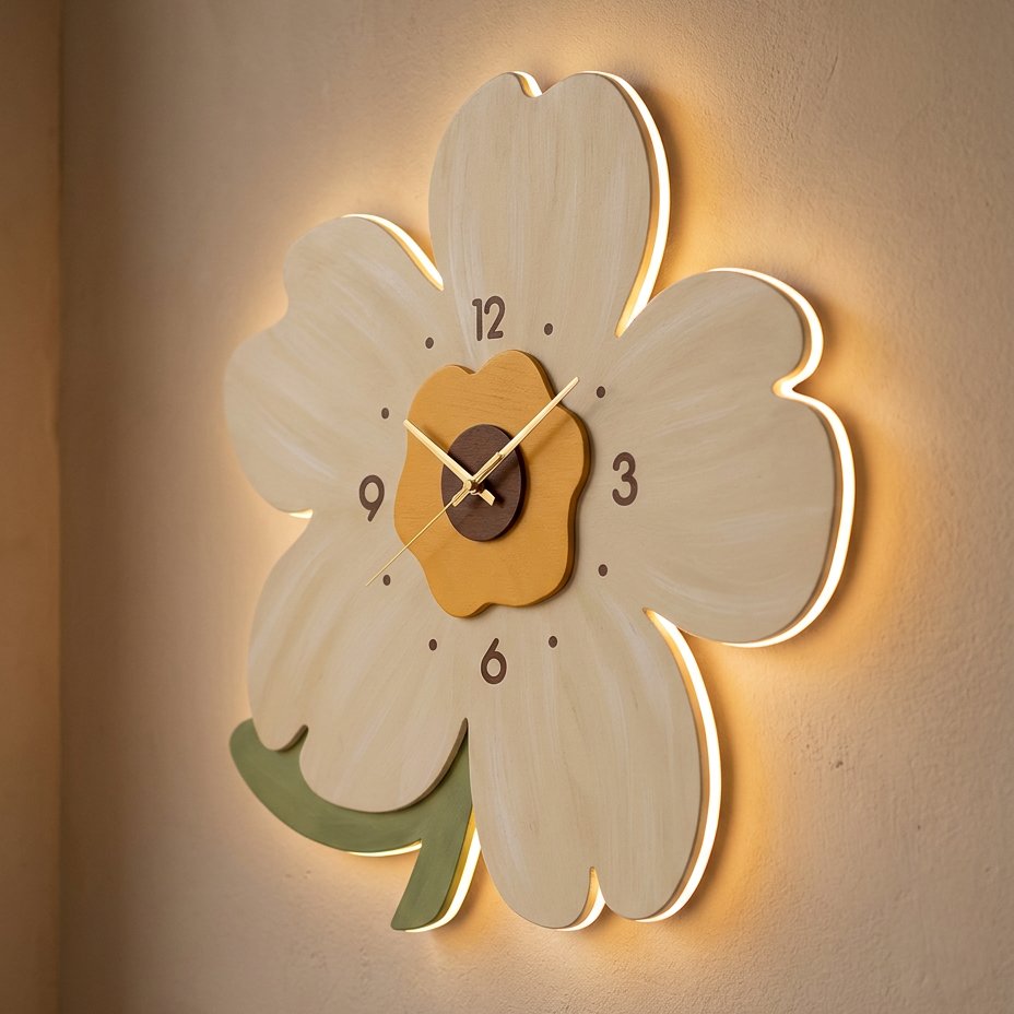 Reloj de Pared Flor de Primavera - imagen 3