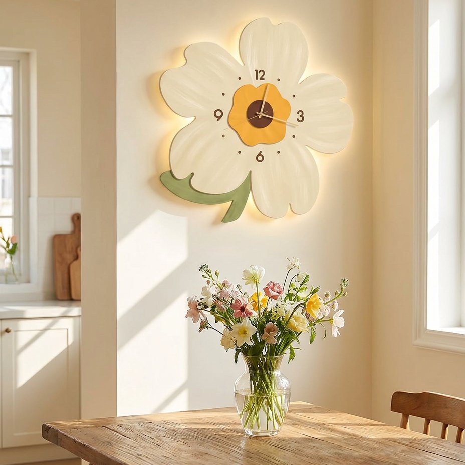 Reloj de Pared Flor de Primavera - imagen 4