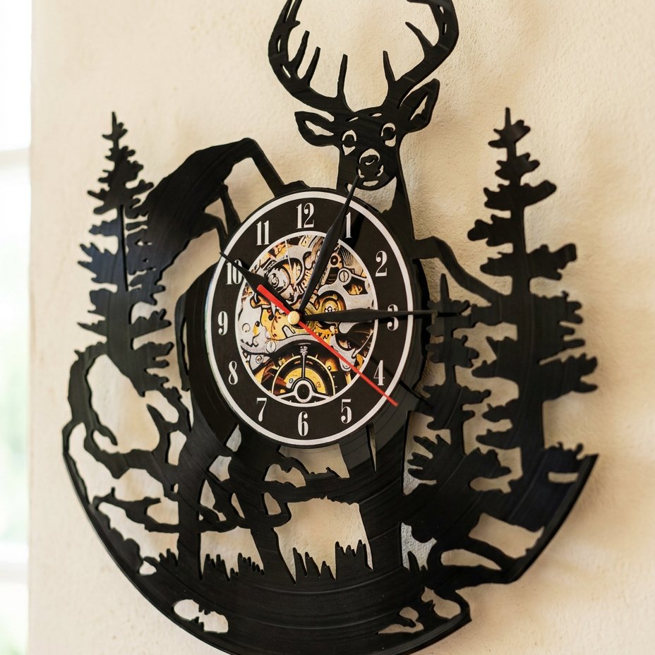 Reloj de Pared Bosque Animal - imagen 3