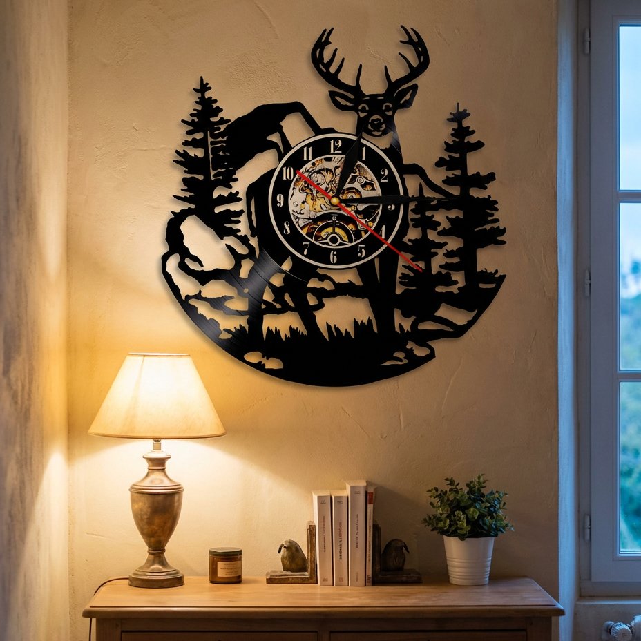 Reloj de Pared Bosque Animal - imagen 4