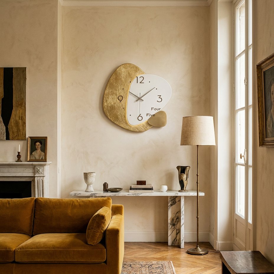 Reloj de Pared Forma Abstracta - imagen 2
