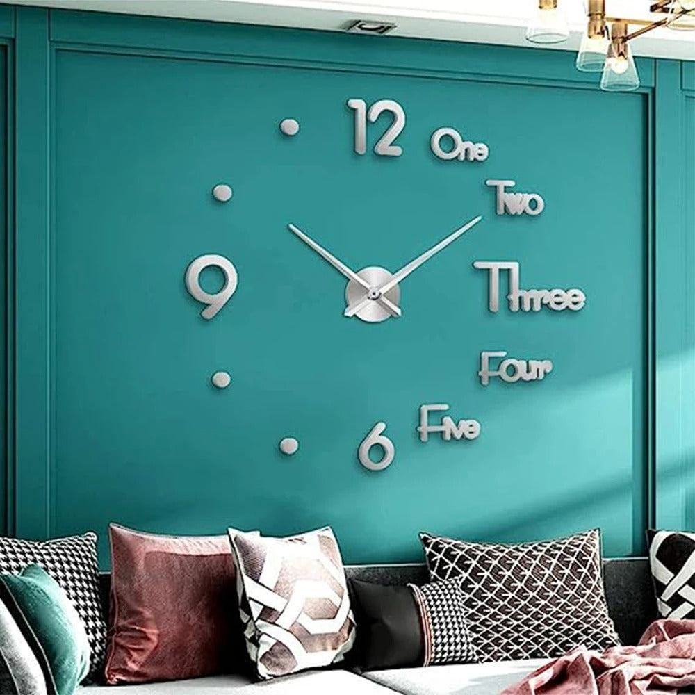 Reloj de Pared Números en Inglés - imagen 4