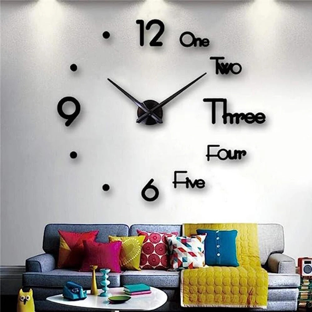 Reloj de Pared Números en Inglés - imagen 3