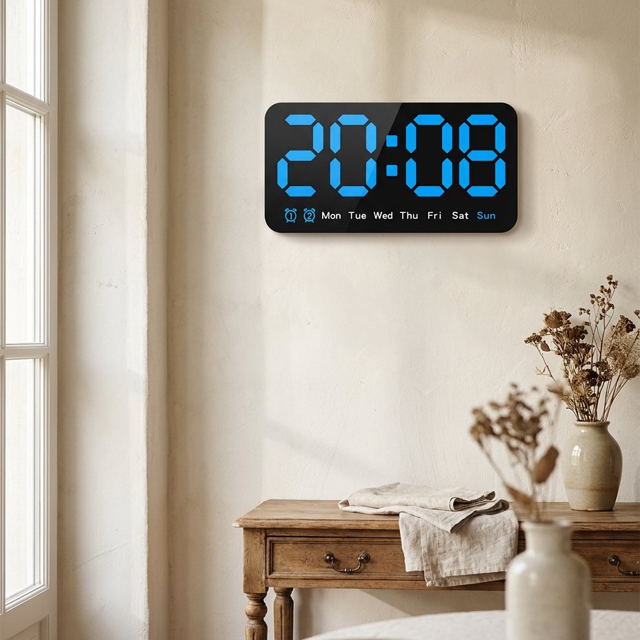Reloj de Pared LED Digital