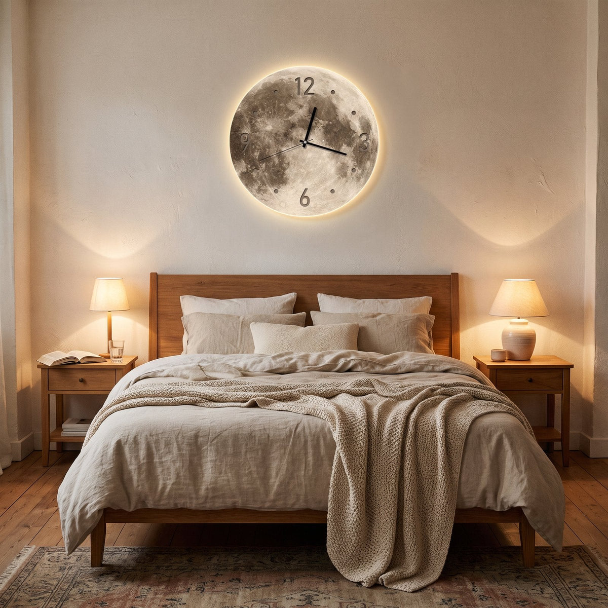Reloj de Pared Lunar LED - imagen 3
