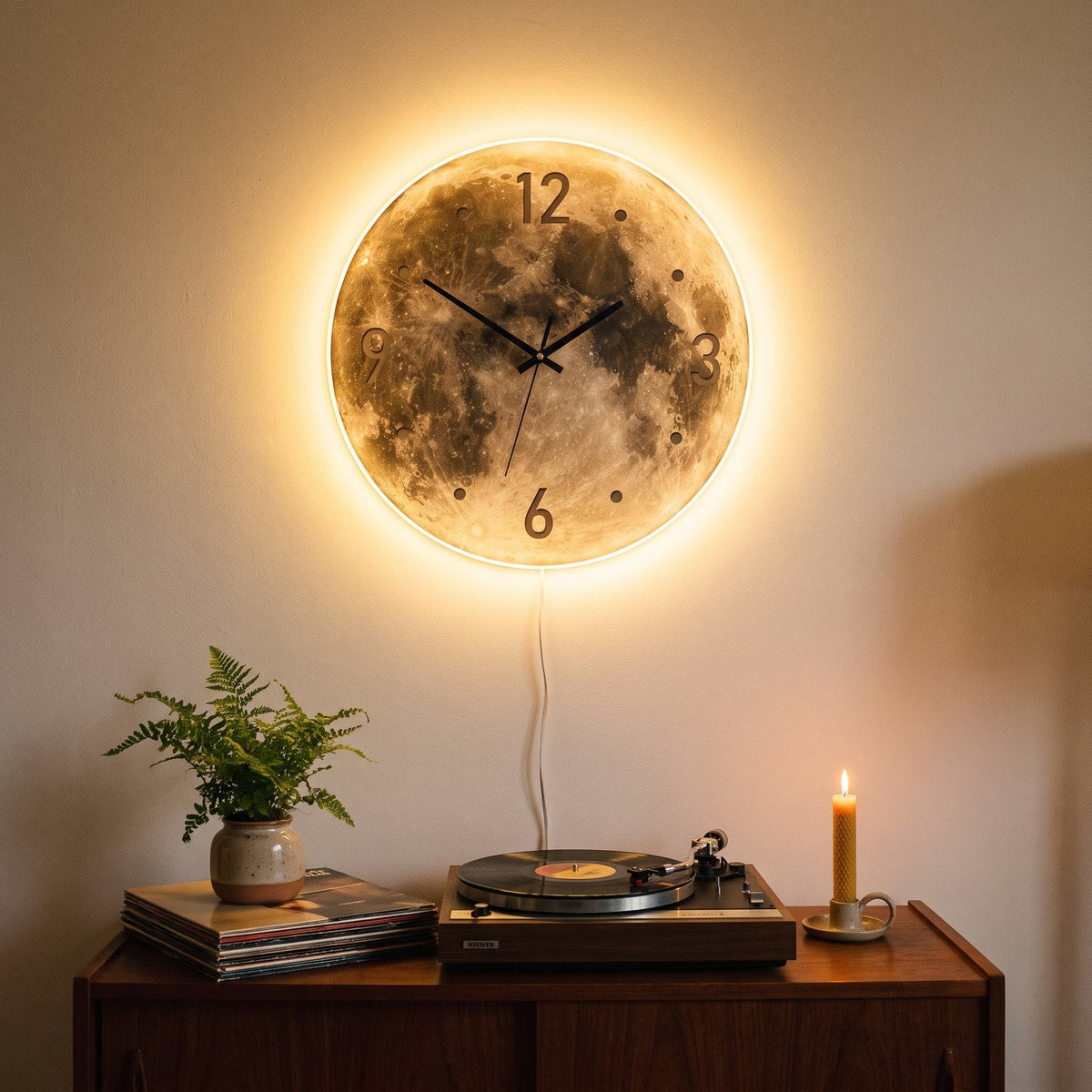 Reloj de Pared Lunar LED - imagen 4